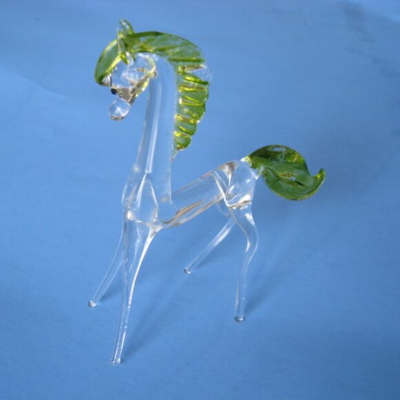 Blown Glass Horse Vintage - Picture 4 of 11